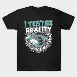 Funny Virtual Reality Gamer Gift VR Gaming Headset T-Shirt